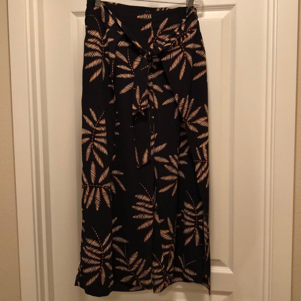 High waisted flowy pants